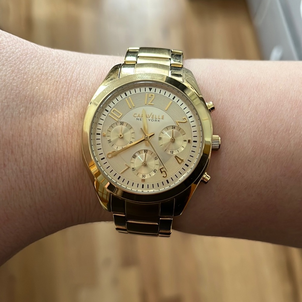 Gold Caravelle by Bulova Watch